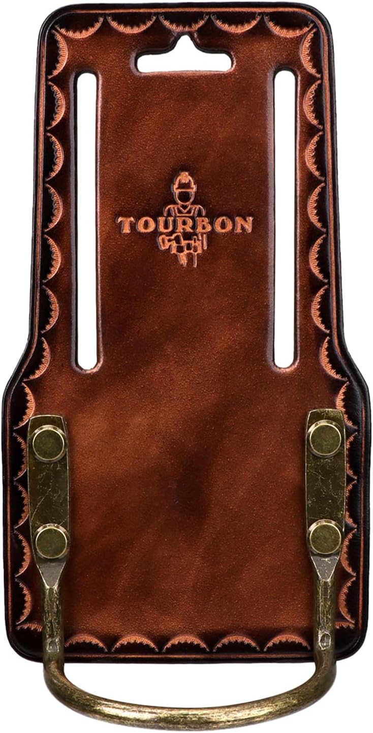 TOURBON Leather Hammer Holder Axe Holster for 3" Belt